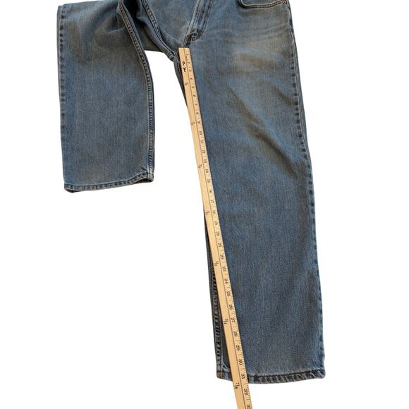 Levis 550 Jeans Mens Size 35x32 Blue Relaxed Fit Tapered Leg Hipster Y2K Retro - Picture 10 of 11
